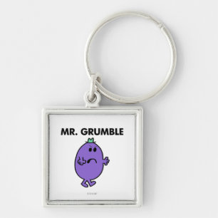 Extremely Unhappy Mr. Grumble Key Ring