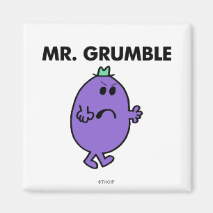 Extremely Unhappy Mr. Grumble Magnet