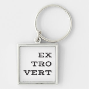 Extrovert Keychain