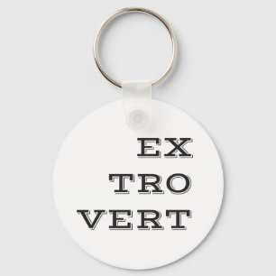 Extrovert Keychain