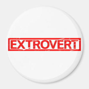 Extrovert Stamp Magnet