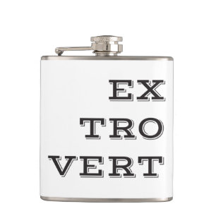 Extrovert Wrapped Vinyl Flask