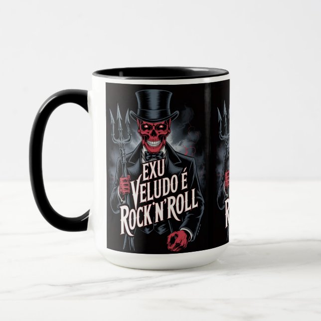 Exu Veludo é Rock'N'Roll #1 Mug (Left)