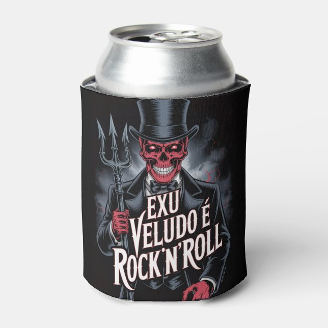 Exu Veludo is Rock'N'Roll #1 Can Cooler (Can Front)