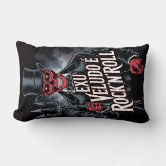 Exu Veludo is Rock'N'Roll #1 Lumbar Cushion