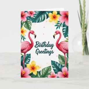 Exuberant Birthday Card