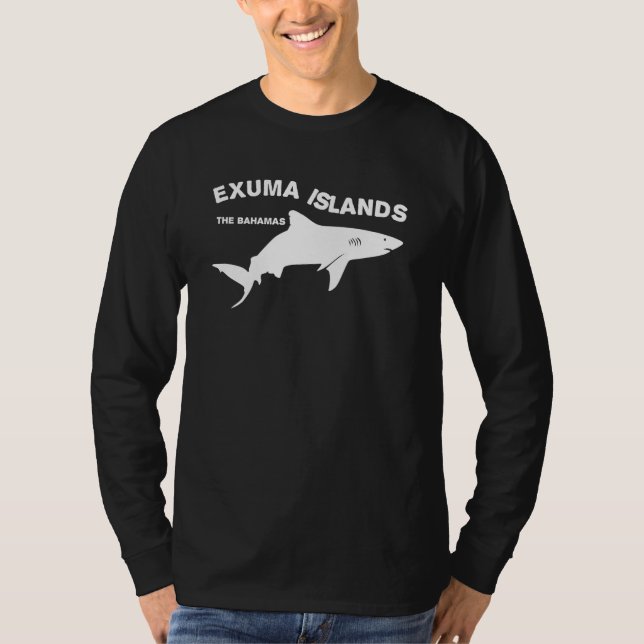 Exuma Islands - Bahamas Shark Diving T-Shirt (Front)