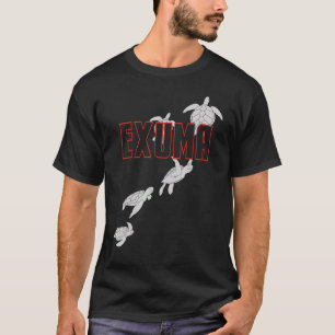 Exuma Sea Turtles Scuba Diving With Turtles T-Shirt