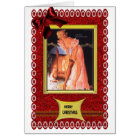 exy 1950s pin up christmas card