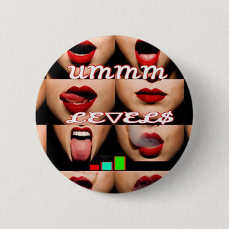 $exy lip$ 6 cm round badge