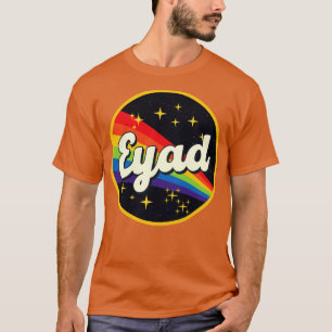 Eyad Rainbow In Space Vintage Style T-Shirt