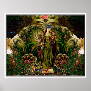 Eyasha, Goddess of Peace and Tranquillity Poster