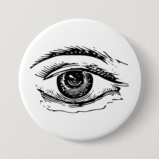 Eye 7.5 Cm Round Badge (Front)