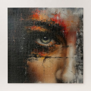 Eye Abstract Art Jigsaw Puzzle
