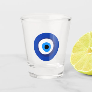 eye ancient symbol antiquity talisman superst shot glass
