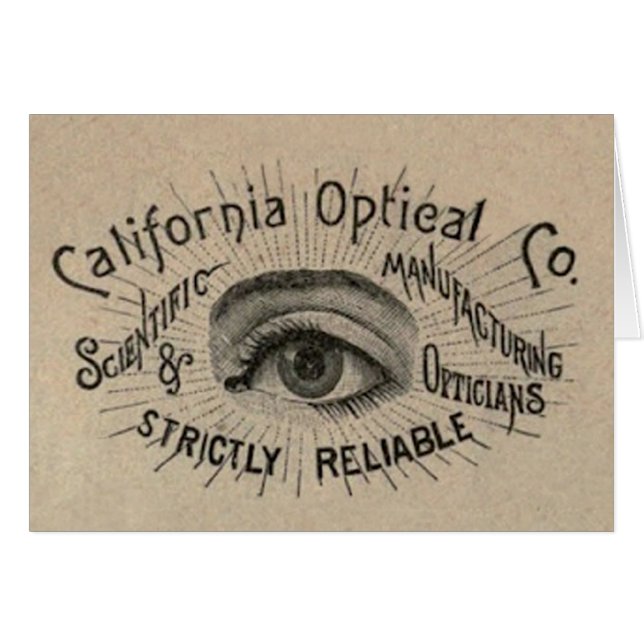 Eye Antique Advertising Optical (Front Horizontal)