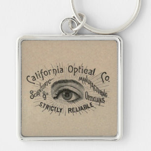 Eye Antique Advertising Optical Key Ring