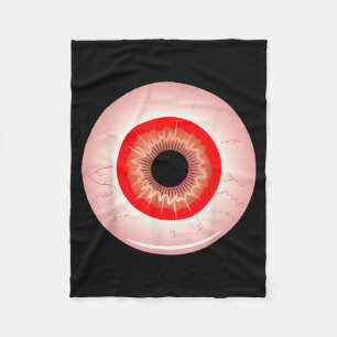 Eye-ball Lazy Halloween Costume Soky Y Funny  Fleece Blanket