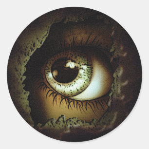 Eye Can See You Classic Round Sticker