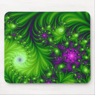 Eye Candy Cute Colourful Abstract Floral Art Mouse Pad