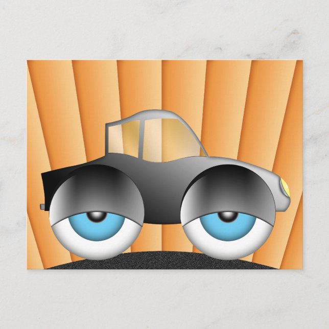 Eye Car Postcard (Front)