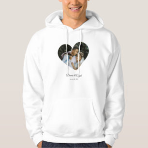 Eye-casing Heart Couple Gold and Black Hoodie