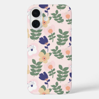 Eye-Catching Bold Flower Motif Phone Case – Colorf