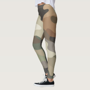 Eye Catching Camouflage Print Stylish Leggings