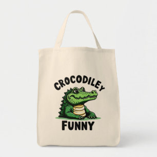 Eye-Catching Crocodile T-Shirt – Funny crocodile Tote Bag