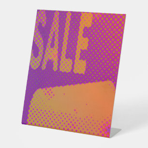  Eye-Catching Funky Sale Sign Halftone Grunge