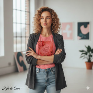 Eye Catching Happy Valentines Day Tri-Blend Shirt