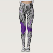Eye catching leggings for exercise or casual wear.
