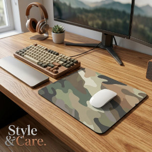 Eye Catching Modern Camouflage Pattern Mouse Pad