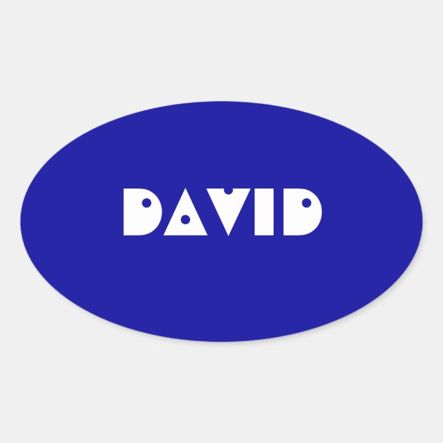 Eye-catching name tag template (Front)