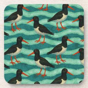 Eye Catching Oyster Catcher Coaster