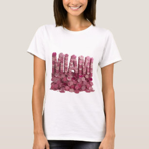 Eye-Catching Pink MIAMI Graphic Design T-Shirt