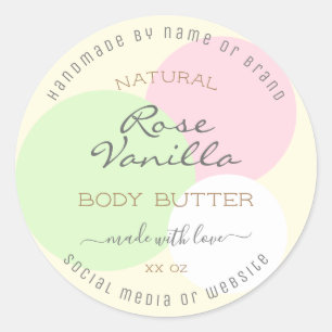 Eye Catching Product Packaging Label Pastel Colour