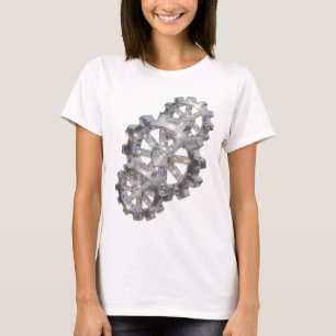 Eye-Catching Silver ABSTRACT ART Fashion Print T-Shirt