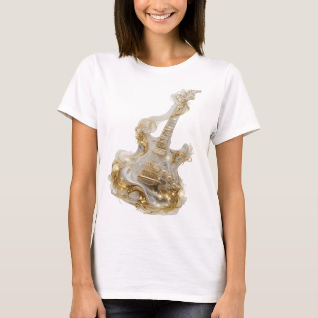 Eye-Catching Silver ABSTRACT ART Modern Design T-Shirt (Front)