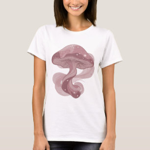 Eye-Catching Silver MUSHROOM OF THE GALAXY T-Shirt