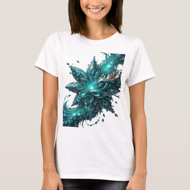 Eye-Catching Silver UNDEAD Text Design T-Shirt (Front)