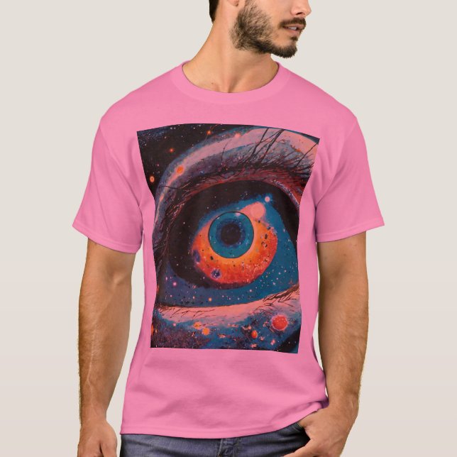 "Eye-Catching T-Shirt with Unique Eye Design – Tre (Front)
