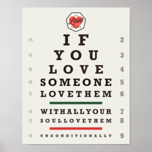 Eye Chart (11 x 14) Poster