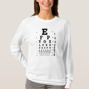 Eye Chart Optometrist T-Shirt