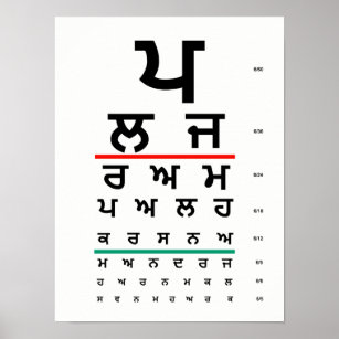 eye chart posters photo prints zazzle nz