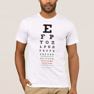 Eye Chart - Quit Starring at me T-Shirt