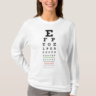 Eye Chart - Quit Starring at me T-Shirt