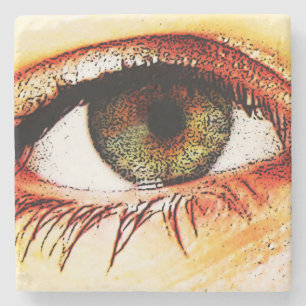 Eye coastercn stone coaster