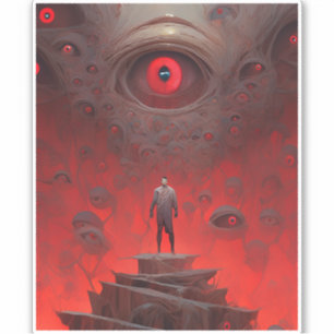 Eye Creatures Surreal Horror Art