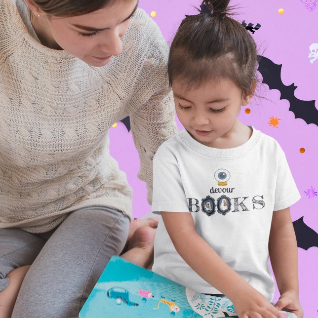 "Eye" Devour Books - Reading Ghosts Tri-Blend Shirt (This item is for display purposes only to illustrate the design element. )